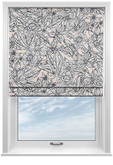Ted Baker Velvet Vietnam, Linen Grey - Roman Blind
